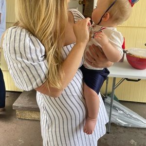 Abercrombie Puff Sleeve Dress Medium